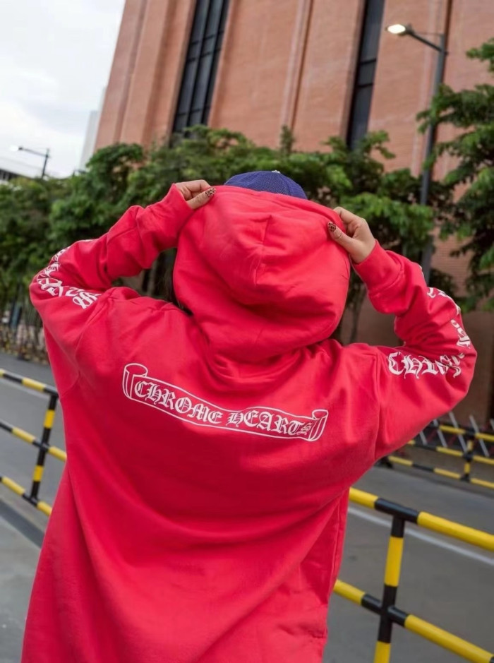1:1 quality version Sanskrit Print Hoodie Watermelon Red 28687339