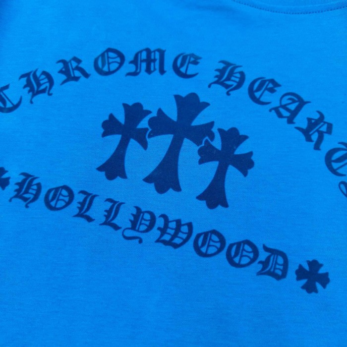 1:1 quality version Tokyo Paris Limited Embroidery Cross Flocked Cotton Long Sleeve T-Shirt 2 colors 29093461