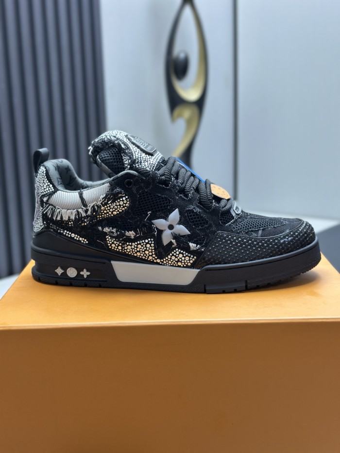 1:1 quality version 28338547 L  Skate Trainer Black shoes