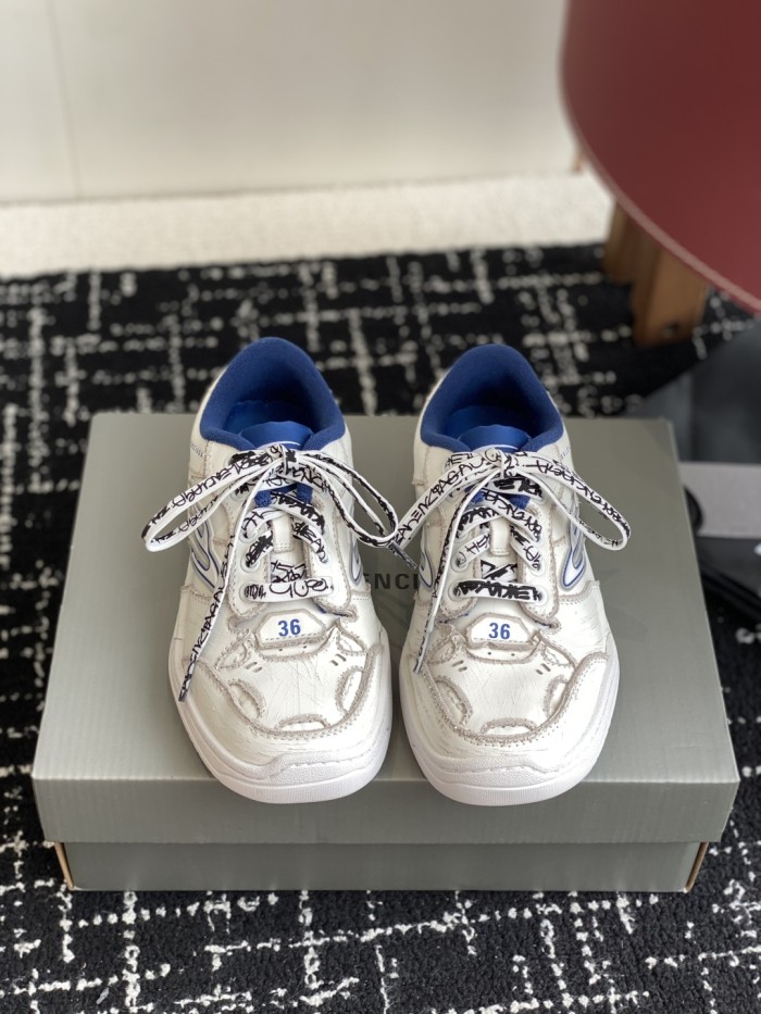 1:1 quality version Hamptons Worn-Out Two-Color Patchwork Shoes 6 colors 28431623