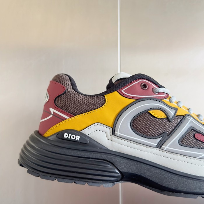 1:1 quality version Leather and mesh fabric patchwork reflective sneakers 35 colors 27736899