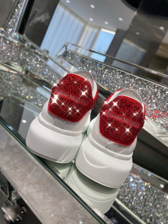 1:1 quality version Shoe Tail Rhinestone Monogram Sneakers 16 colors