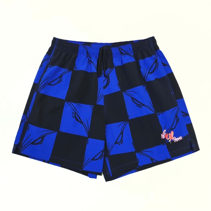 [Big & Tall for weights up to 220 lbs]1:1 quality version Blue And Black Plaid Beach Shorts 29033507