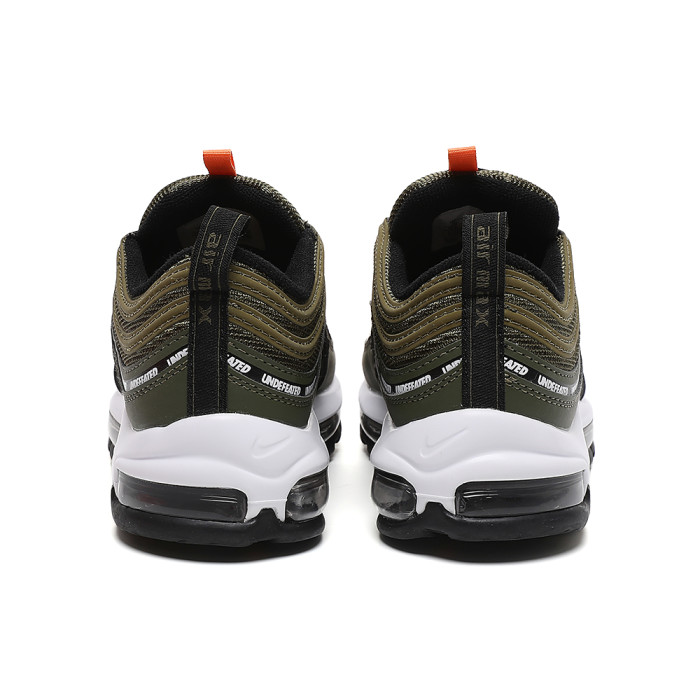 Air Max 97 Olive Green Black Undefeated Logo Tape Full-Length Air Cushion Sneakers 29062824