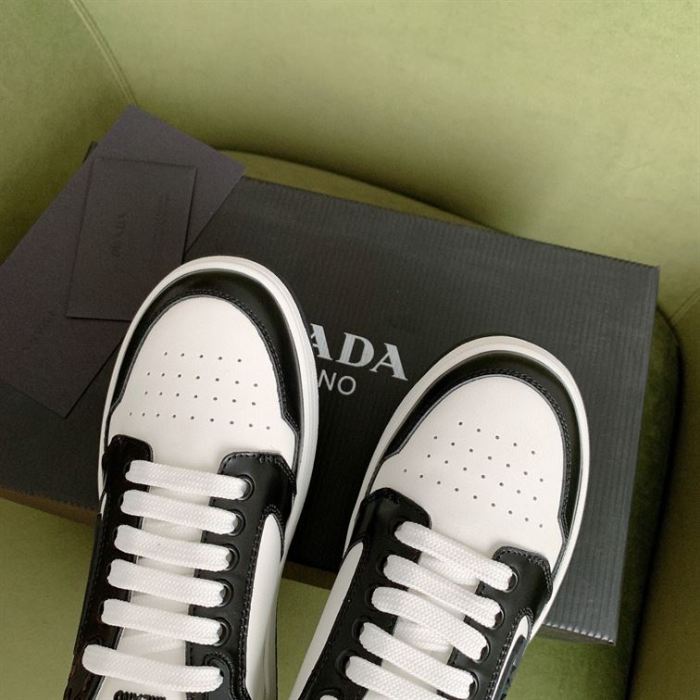 PR@DA@ DISTRICT SNEAKER WHITE BLACK   PRD091