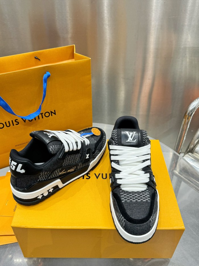 1:1 quality version 28136549 L trainer Patchwork Sneakers 2 colors