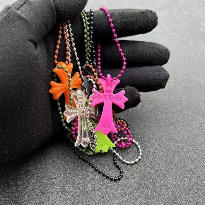 CH Resin Cross Necklace 9 colors