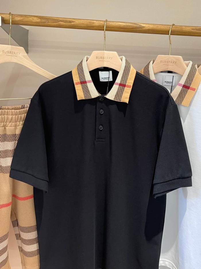 1:1 quality version Classic Check Collar Polo Tee 4 colors 29069301