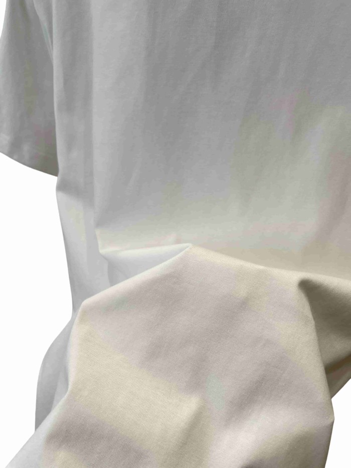 1:1 quality version Logo Embroidered Crew Neck T-shirt 3 colors 28960932