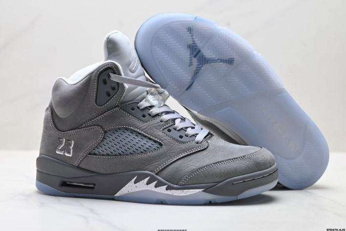 [plus-size shoes] 1:1 quality version @j5 Low Wolf Grey Basketball Shoes 28770581