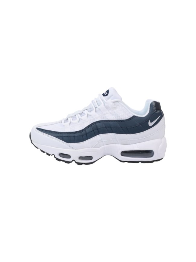 [plus-size shoes]Air Max 95 White Navy Blue Gradient Air Cushion Casual Sneakers 29064995