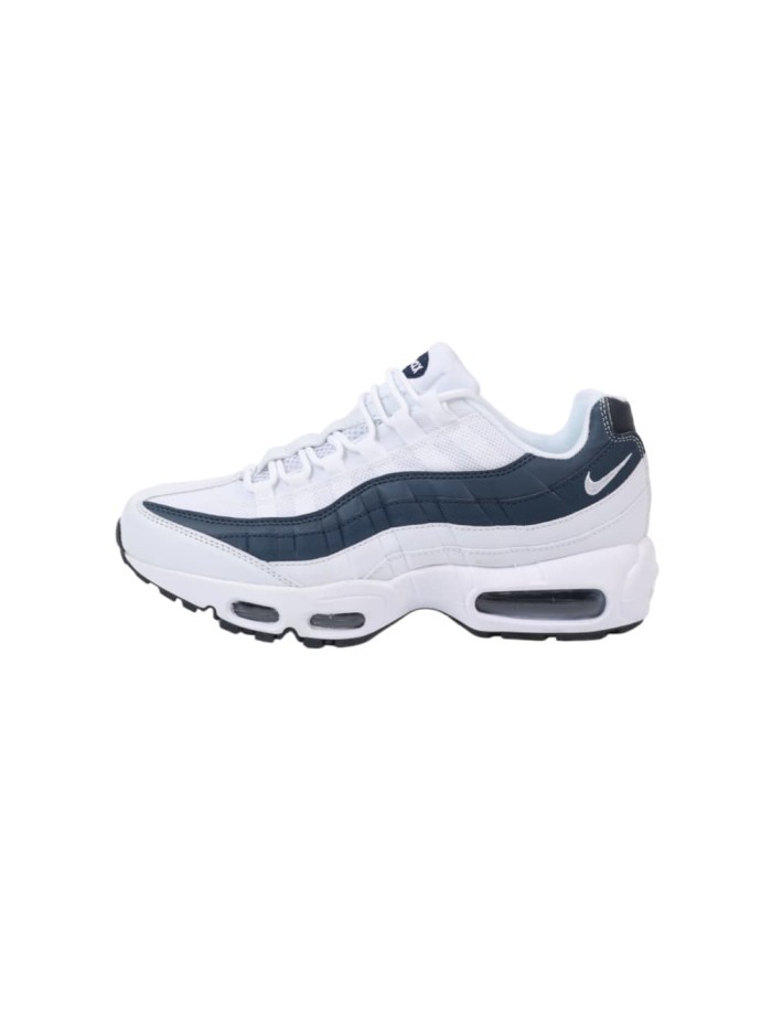 [plus-size shoes]Air Max 95 White Navy Blue Gradient Air Cushion Casual Sneakers 29064995