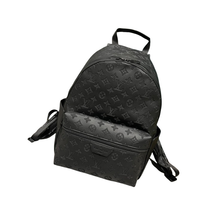 28185545 Embossed Cowhide Leather Backpack