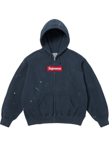 1:1 quality version Ink Splash Graffiti Embroidery Logo Zipper Hoodie 3 colors 28997839