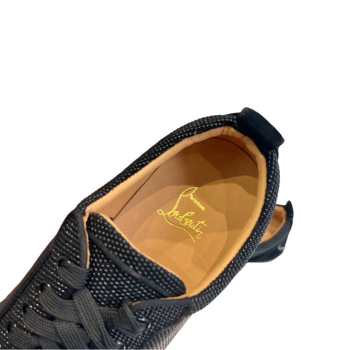 1:1 quality version 27872333 front studded drop back embroidered low top shoes