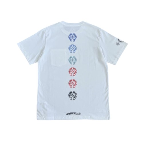 1:1 quality version Rainbow Gradient Horseshoe Logo Print Tee 2 colors 28969326