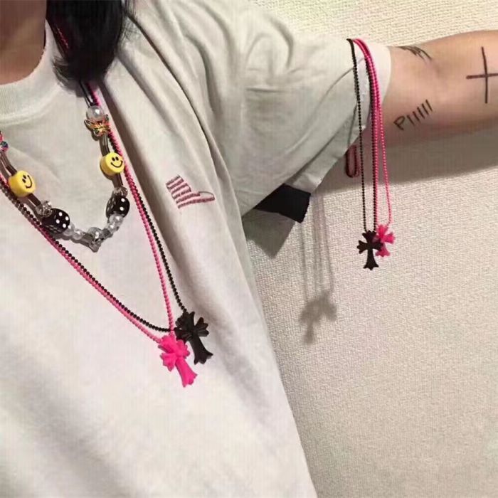 CH Resin Cross Necklace 9 colors
