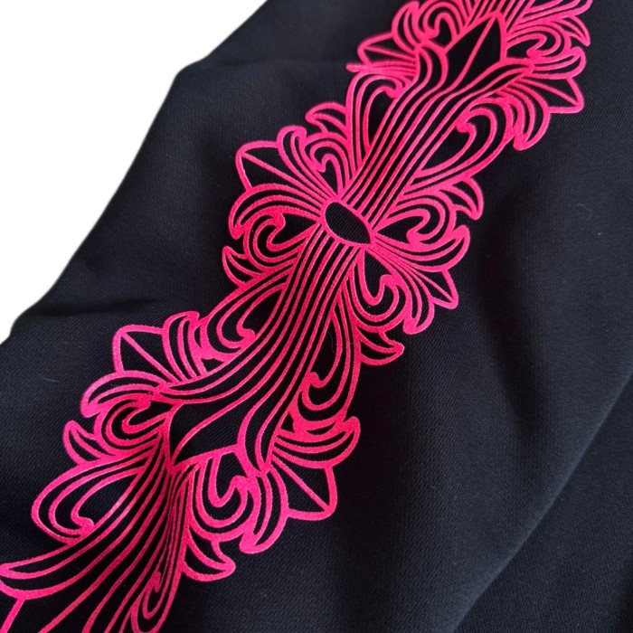1:1 quality version Cross Vine Back Horse Hoof Print Zipper Hoodie 2 colors 28691989