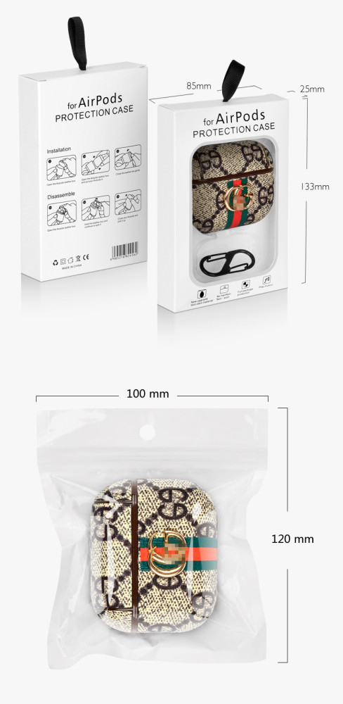 3D Logo Vintage Airpods Earphone Case 16 colors 28683477