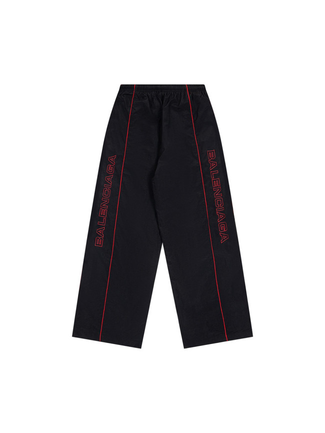Red Stripe Manchester United Embroidered Athletic Pants 28434354