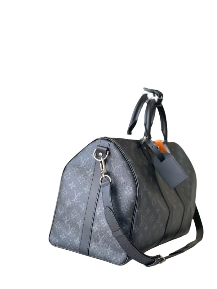 1:1 quality version Keepall 45 Vintage Canvas and Cowhide Leather Shoulder Bag 28693108