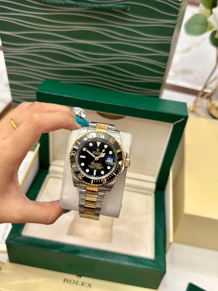 Submariner Black Gold Ceramic Bezel Mechanical Movement Watch【Dial diameter：40mm 】28770554