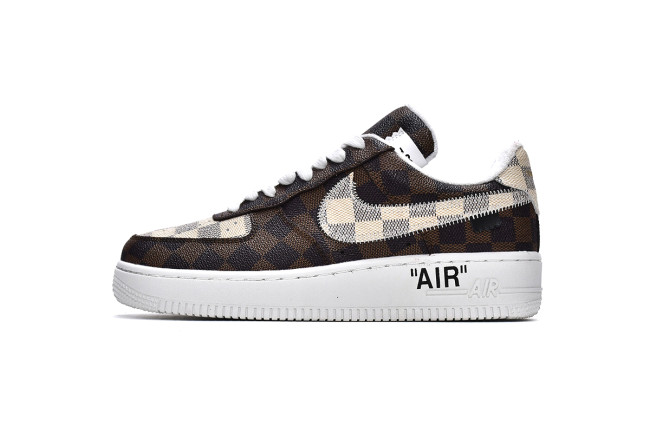 L Trainer Sneaker x N Air Force 1 Chocolate