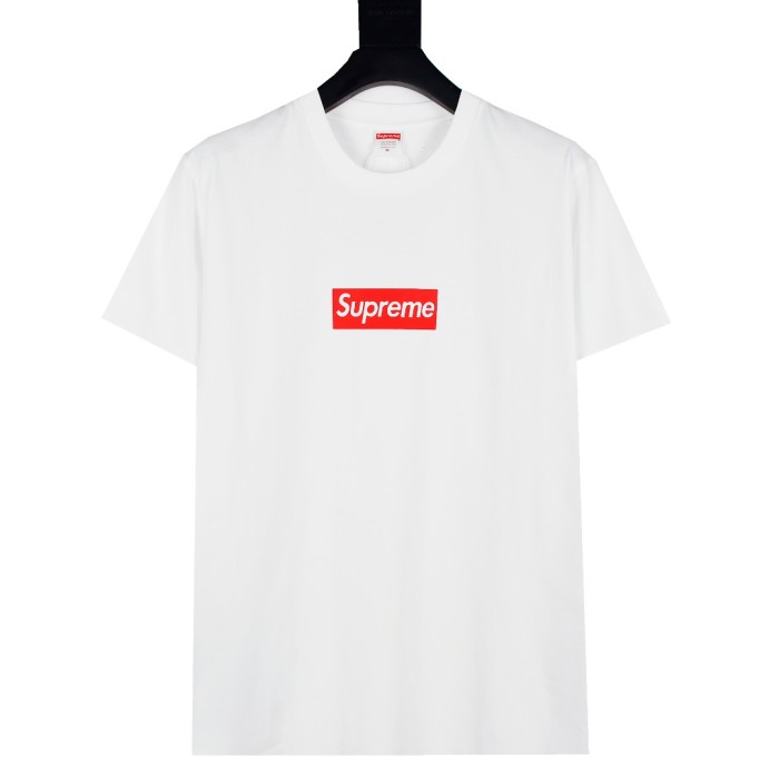 Supreme Red Box Logo White Cotton T-Shirt Tee 29047468