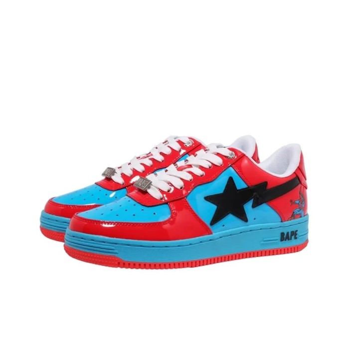 [plus-size shoes]Marvel x APE STA Leather-trimmed two-tone shoes 8 colors 28635950
