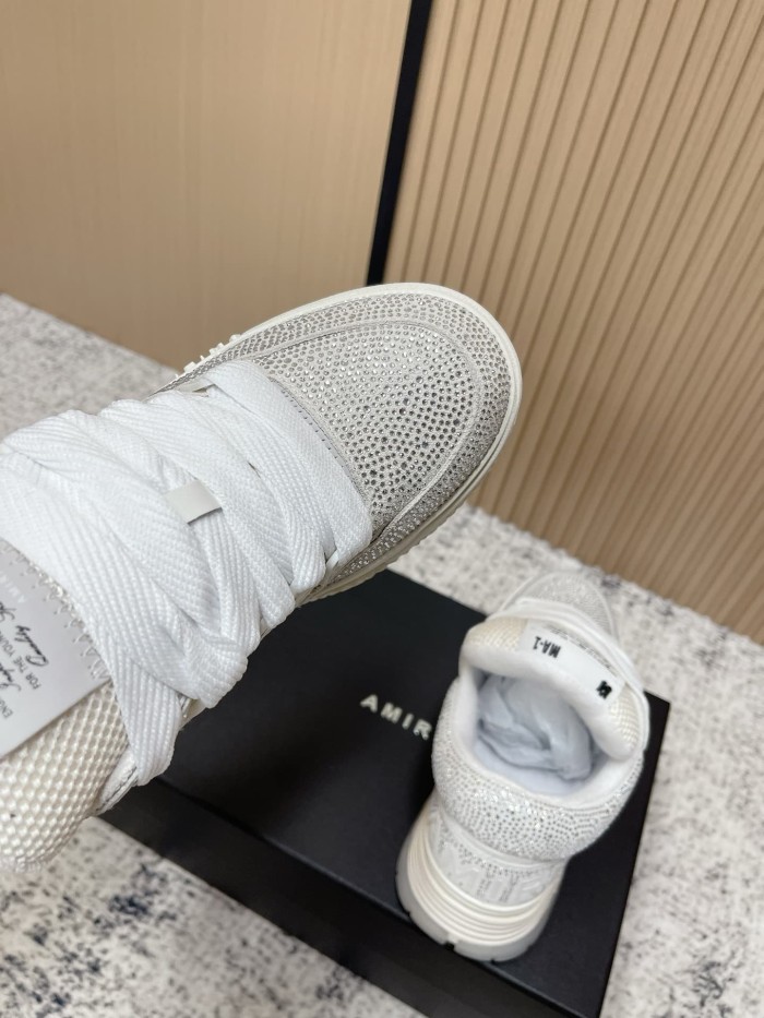 1:1 quality version Colorblocking full rhinestone low top thick bottom sneakers 8 colors 27632830