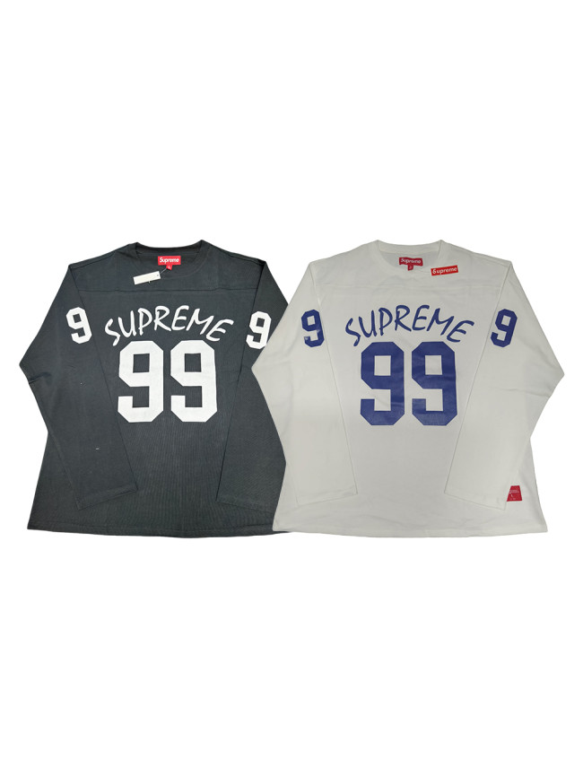 1:1 quality version Number 99 Letter Large Print Long Sleeve T-Shirt 2 colors