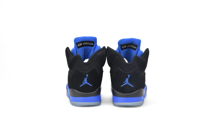 [plus-size shoes] 1:1 quality version Jordan 5 Retro  Racer Blue  Suede & Mesh Basketball Shoes 29035246