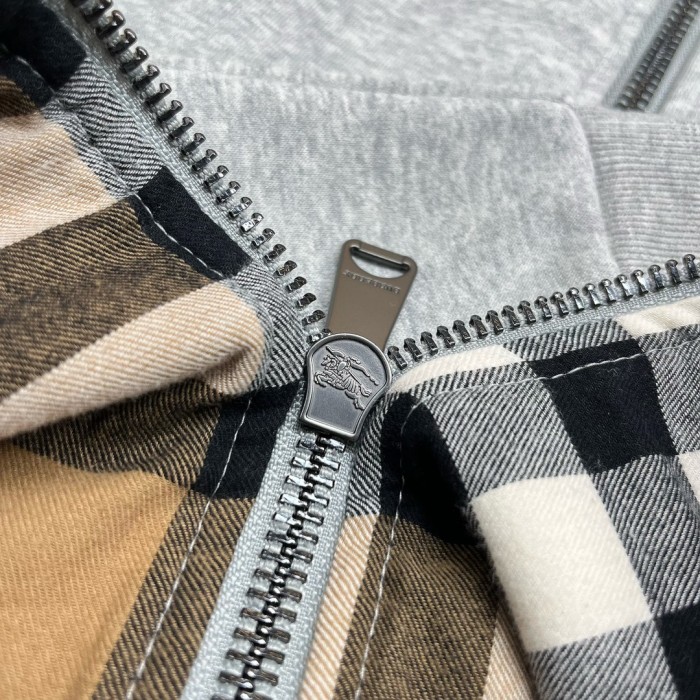 [buy more save more]1:1 quality version Plaid Cut Piece Battle Horse Embroidery Hoodie 3 colors 28685230