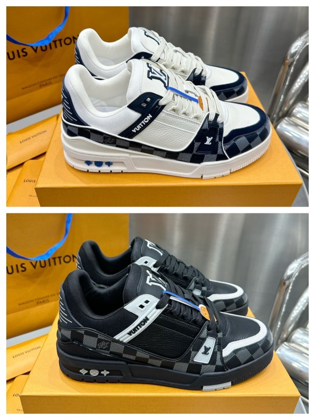 1:1 quality version 27859063 Leather Low Top Shoes 2 colors