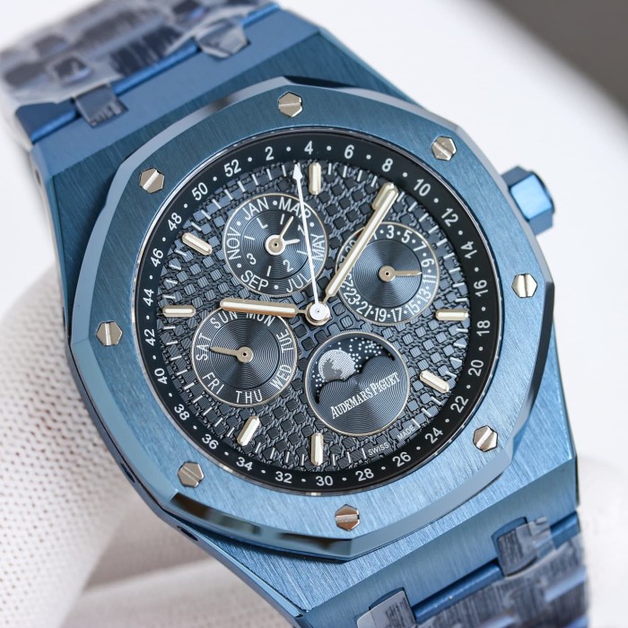 1:1 quality version Royal Oak Blue Grande Tapisserie Dial Mechanical Movement  Watch【Dial diameter：41mm】28931775