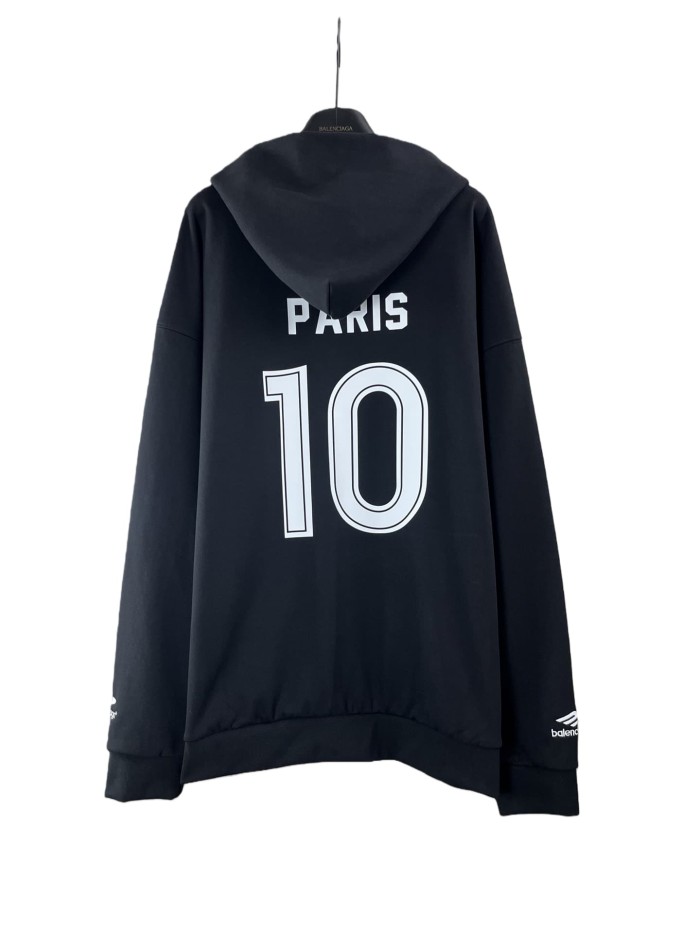 1:1 quality version Paris Edition Number 10 Back Print Hoodie 28816189