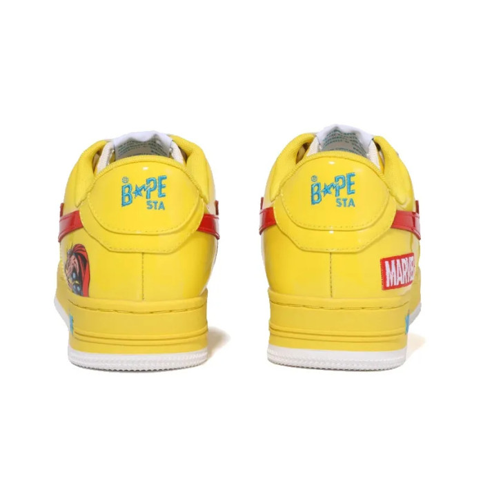 [plus-size shoes]Marvel x APE STA Leather-trimmed two-tone shoes 8 colors 28635950
