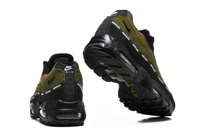 [plus-size shoes]Air Max 95x Undefeated Black Olive Sneakers Air Cushion Running Shoes 29041800