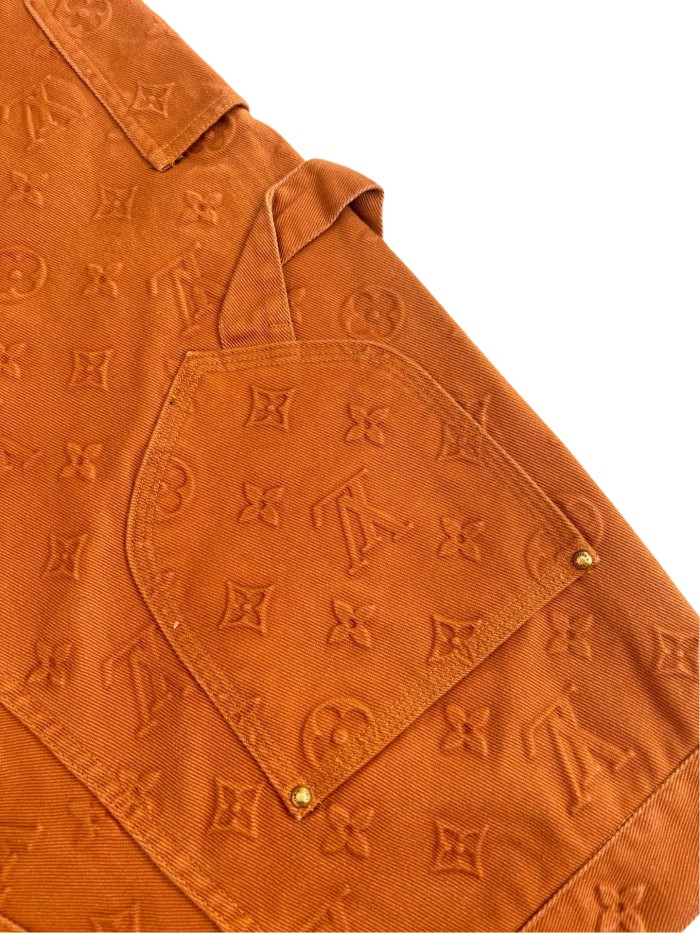 1:1 quality version Heavy Industry Logo Embossed Denim Workwear Pants 28691964