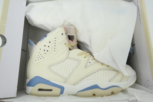 [plus-size shoes] 1:1 quality version White And Blue Retro 6th Generation Basketball Shoes 29030399