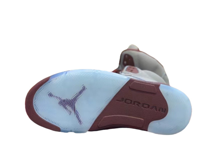 [plus-size shoes] @j5 28118291 Burgundy Gray Basketball Shoes