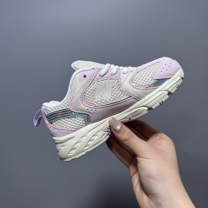 N-logo Mesh Paneled Retro Running Shoes for Kids 8 colors 28997941