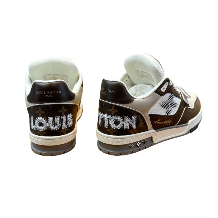 1:1 quality version Velcro Lace-Up Signature Logo Athletic Board Shoes
