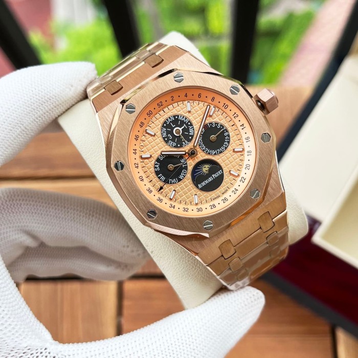 Royal Oak Series Mechanical Perpetual Calendar Watch 12 colors【Dial diameter：41mm 】28771466
