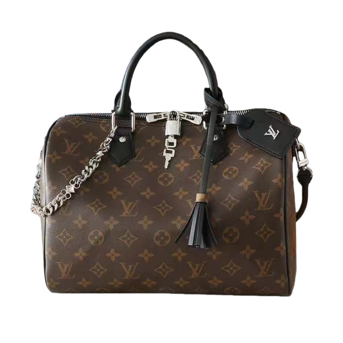 SPEEDY SOFT 30 Floral Pattern Leather Handbag 28677515