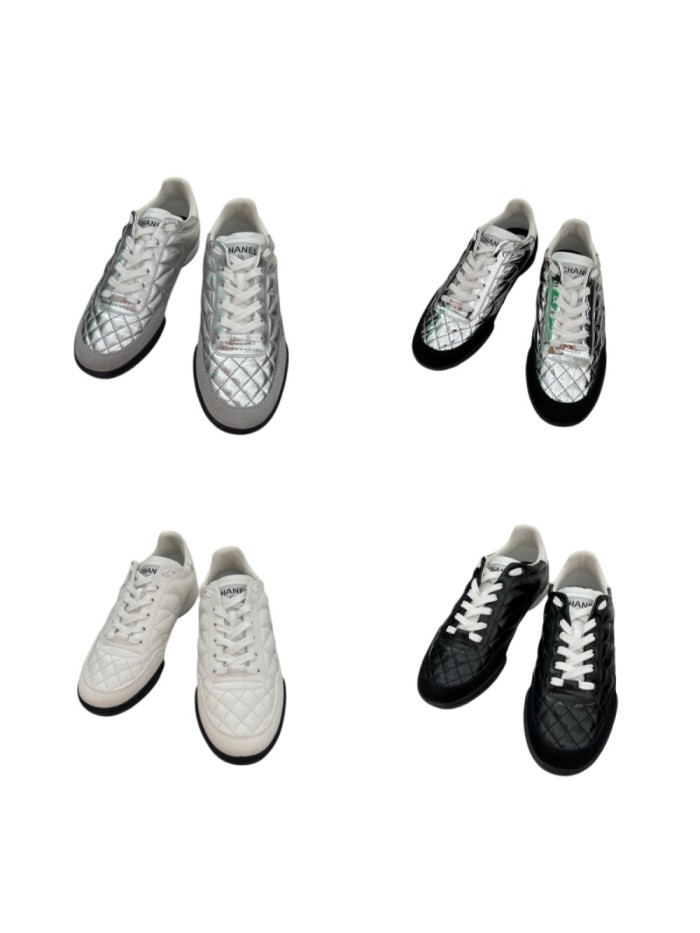 1:1 quality version Retro Quilted Check Baseball Shoes & Trainer Sneakers 4 colors 29093593