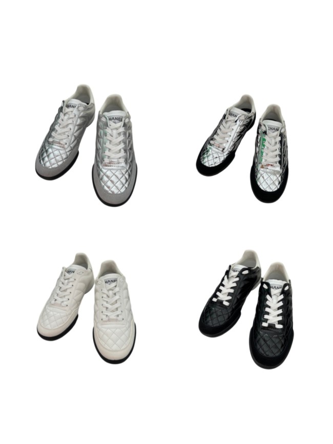 1:1 quality version Retro Quilted Check Baseball Shoes & Trainer Sneakers 4 colors 29093593