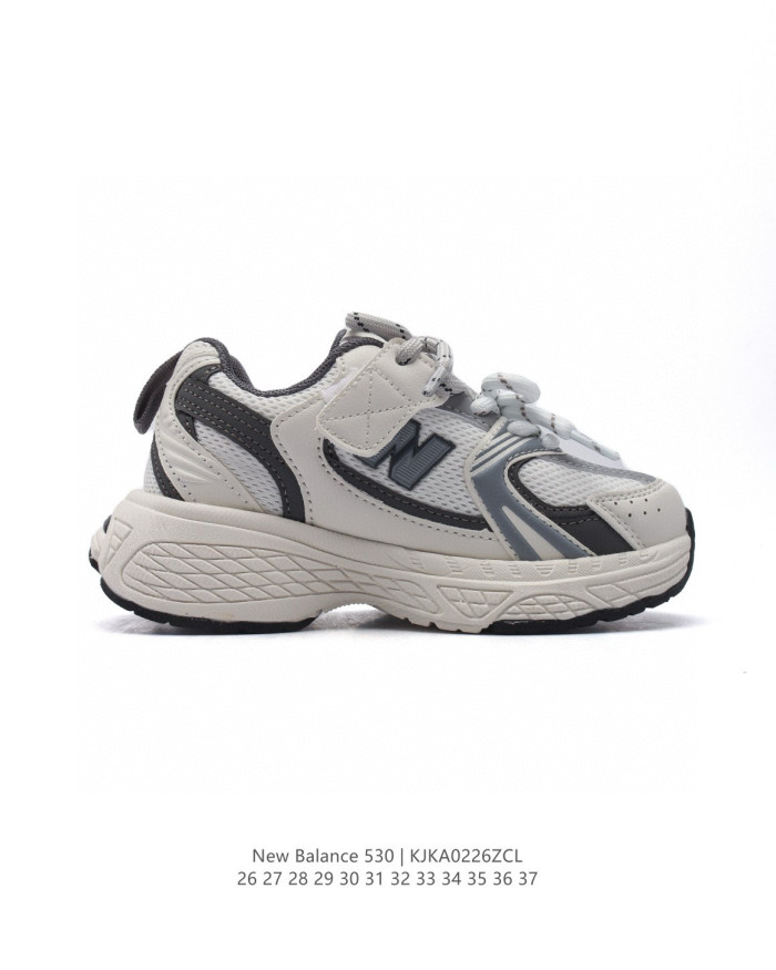 530 Cut-off  N  Double Lace Retro Running Sneakers for Kids 3 colors 29011081
