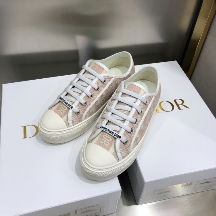 1:1 quality version 28314329 Walk'N'D Monogrammed Embroidered Canvas Shoes 8 colors