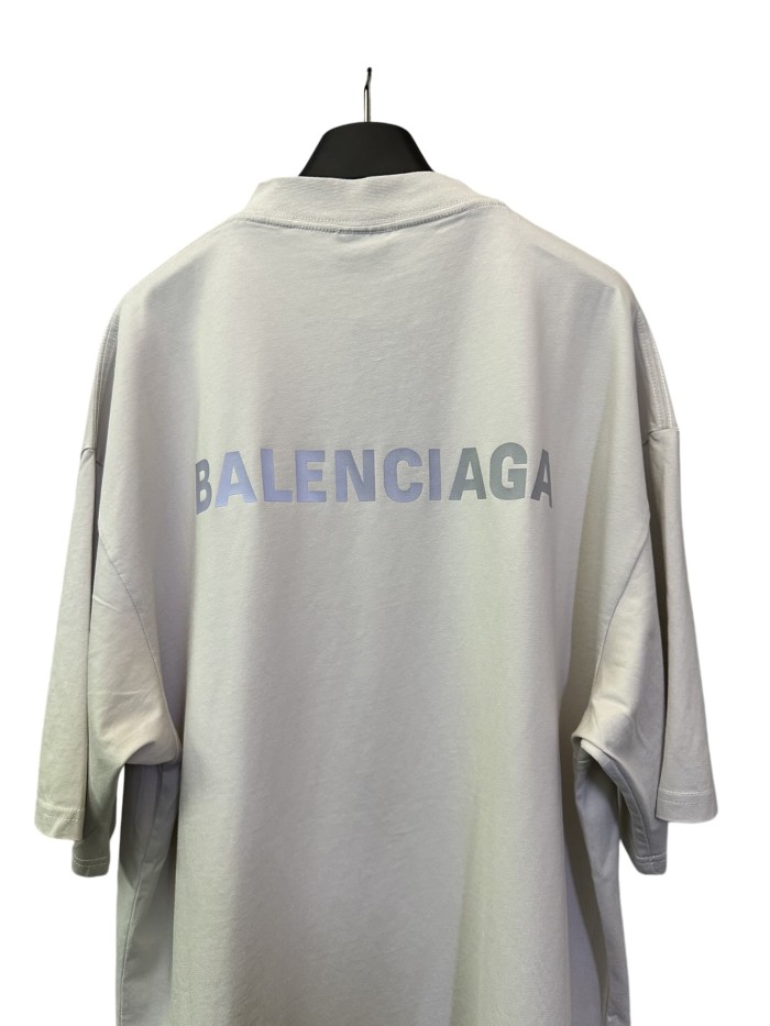 1:1 quality version Letter Logo Reflective Print Tee 2 colors 28903005